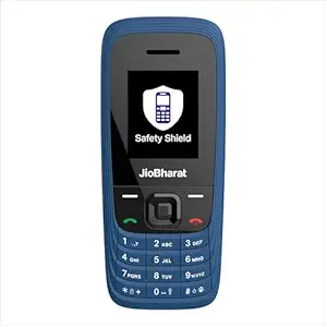 JioBharat V4 4G Keypad Phone with Safety Shield Feature (Blue) | Locked Network